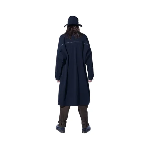 Cotton/Hemp Twill Back Yoke Zip Coat