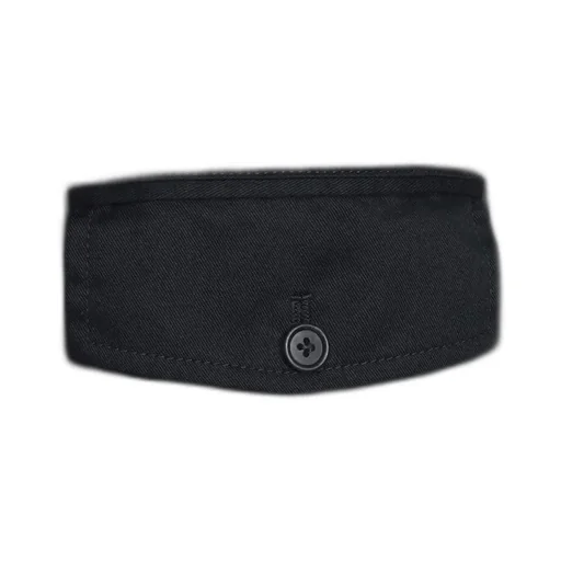 Cotton Twill 3-Tuck Wide Trousers With Side Stripes