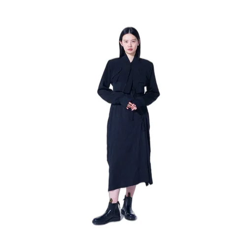 Crepe De Chine Cropped Bomber Jacket