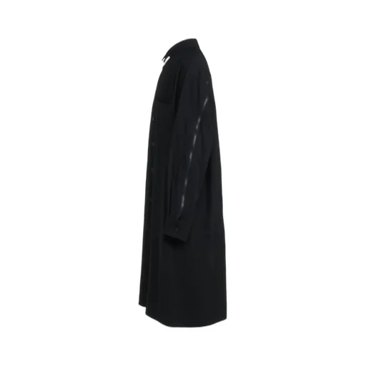 Cotton/Hemp Twill Back Yoke Zip Coat