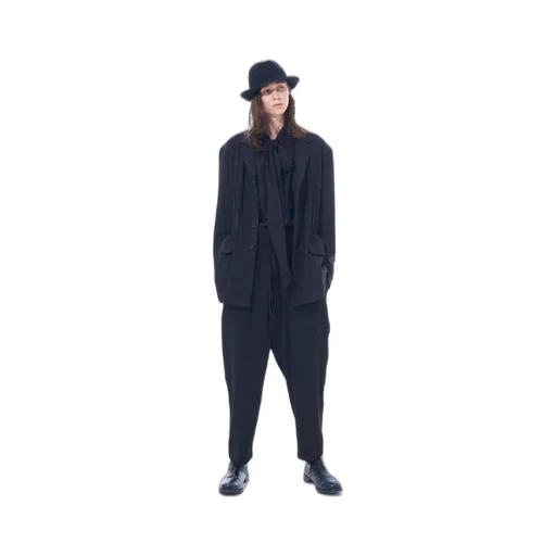 Pe/Rayon Gabardine Stretch Jacket With Gathered Shirring