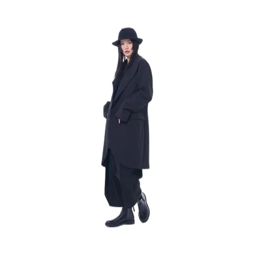 Pe/Rayon Gabardine Stretch Shawl Collar Jacket