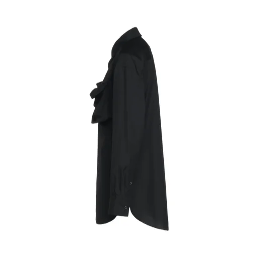 Cotton Broad Cloth Deconstructed Chest Pockets Shirt