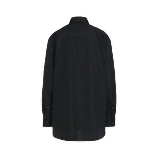 Cotton Broad Cloth Deconstructed Chest Pockets Shirt