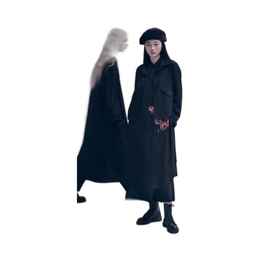 Washer Finished Wool Gabardine Open Collar Short Blouson