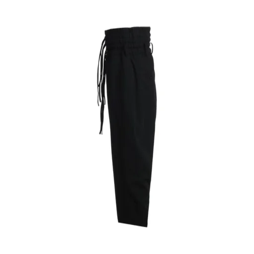 Pe/Rayon Gabardine Stretch Shirring And Laces Waist Pants