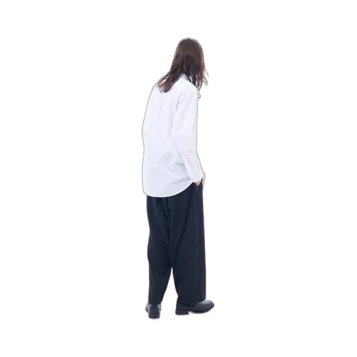 T/W Gabardine Suspender Pants With Triangle Gusset