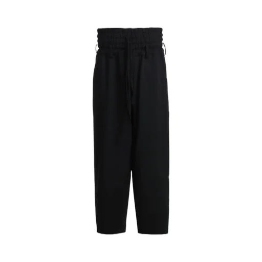 Pe/Rayon Gabardine Stretch Shirring And Laces Waist Pants