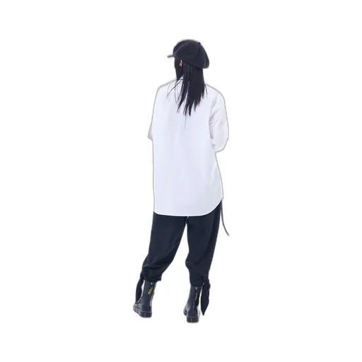 T/W Gabardine 2-Tuck Pants With Hem Ties