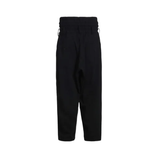 Pe/Rayon Gabardine Stretch Shirring And Laces Waist Pants