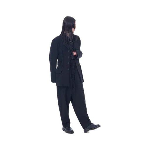 Pe/Rayon Gabardine Stretch Shirring And Laces Waist Pants