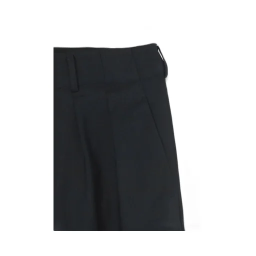 T/W Gabardine 2-Tuck Pants With Hem Ties