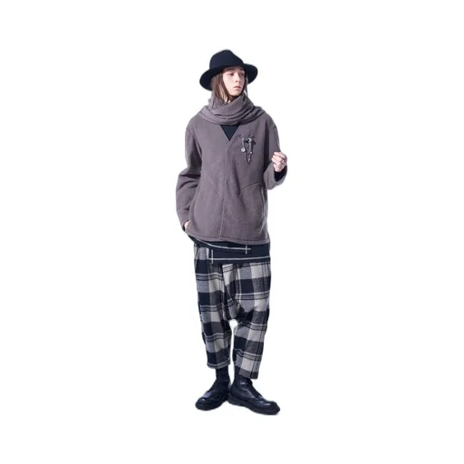 Pe/W Sliver Jersey Stole V-Neck Cardigan