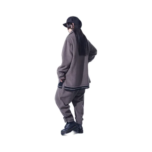 Pe/W Sliver Jersey Stole V-Neck Cardigan