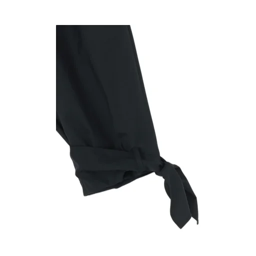 T/W Gabardine 2-Tuck Pants With Hem Ties
