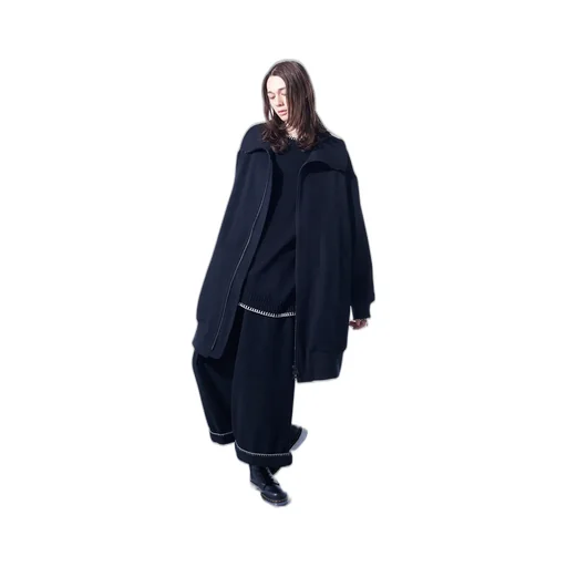Eco Wool Beaver Oversized Long Truck Top