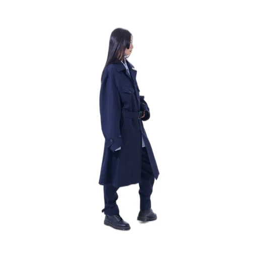 Wool Surge Oversized Military Coat