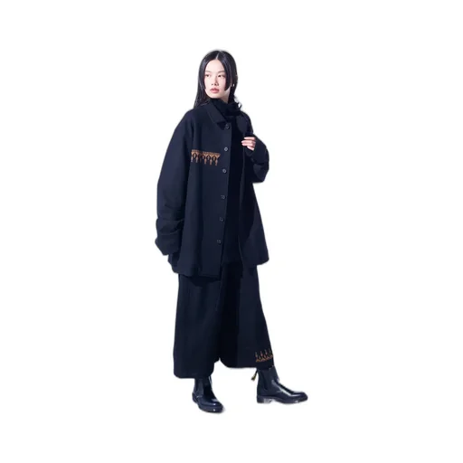 Compressed Jersey Ethnic Embroidered Blouson