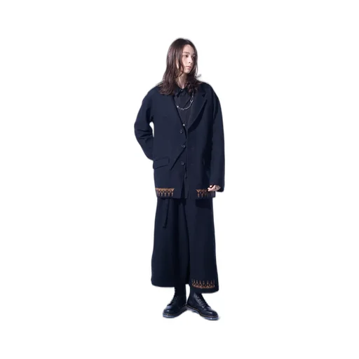 Compressed Jersey Ethnic Embroidered Jacket