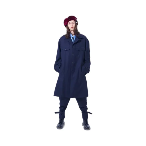 Wool Surge Oversized Military Coat