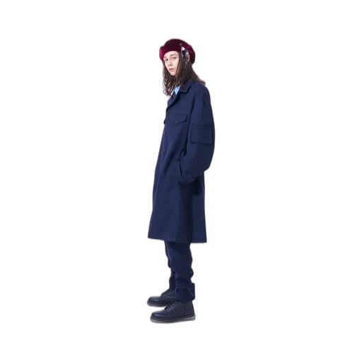 Wool Surge Oversized Military Coat