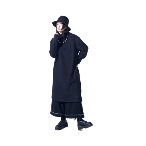 Pe/W Sliver Jersey Turtleneck Long Pullover