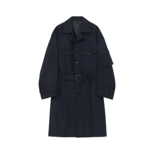 Wool Surge Oversized Military Coat