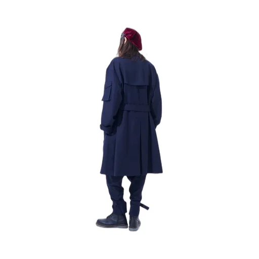 Wool Surge Oversized Military Coat