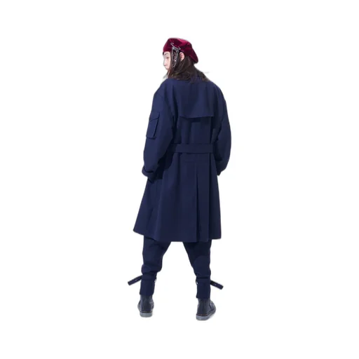 Wool Surge Oversized Military Coat