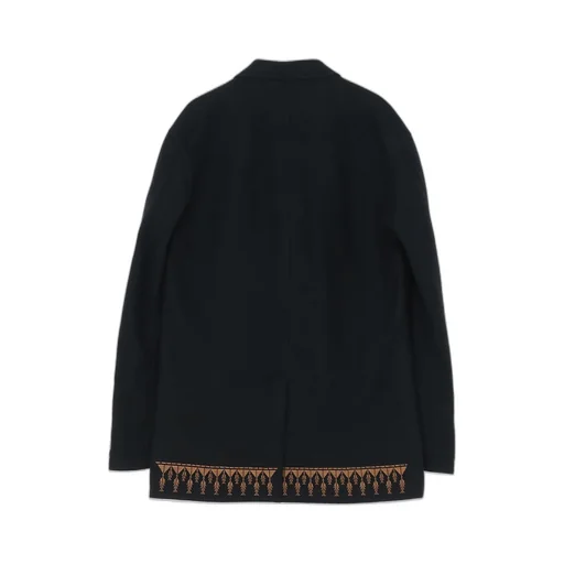 Compressed Jersey Ethnic Embroidered Jacket