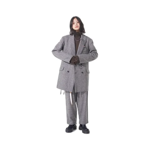 Etermine Nep Tweed Beaded Pants