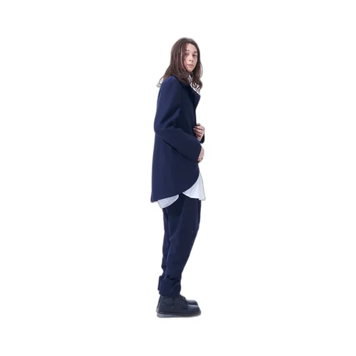 Wool Surge Semi-Double-Breasted Jacket