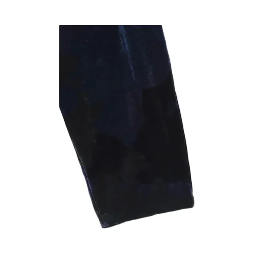 Tie-Dye Velvet Suspender Pants With Triangle Gusset