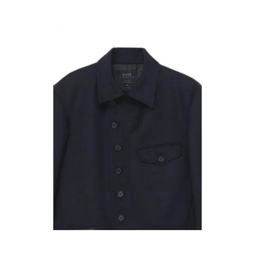 Wool Surge Semi-Double-Breasted Jacket