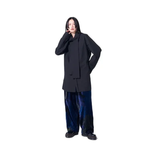 Tie-Dye Velvet Suspender Pants With Triangle Gusset