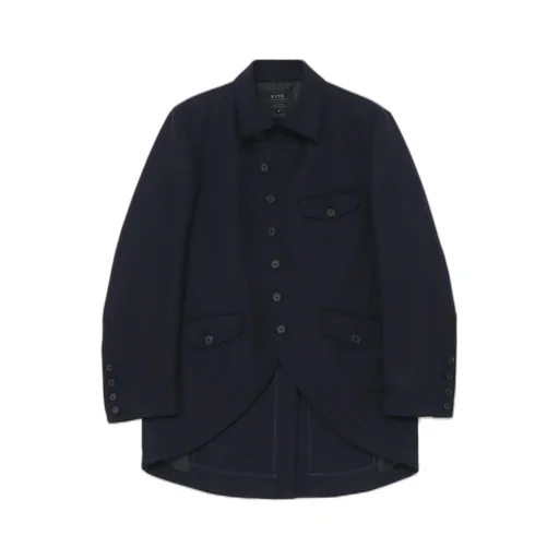Wool Surge Semi-Double-Breasted Jacket