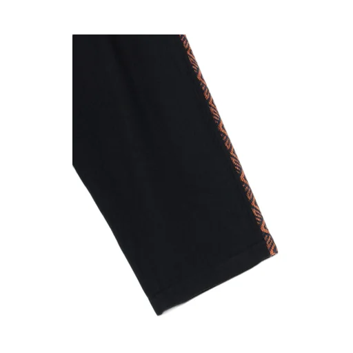 Flannel + Ecuadorian Woven Braid Side-Switching Pants