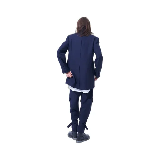 Wool Surge Semi-Double-Breasted Jacket