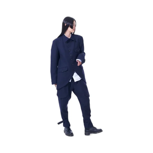 Wool Surge Semi-Double-Breasted Jacket