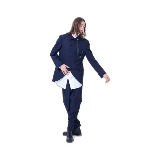 Wool Surge Semi-Double-Breasted Jacket