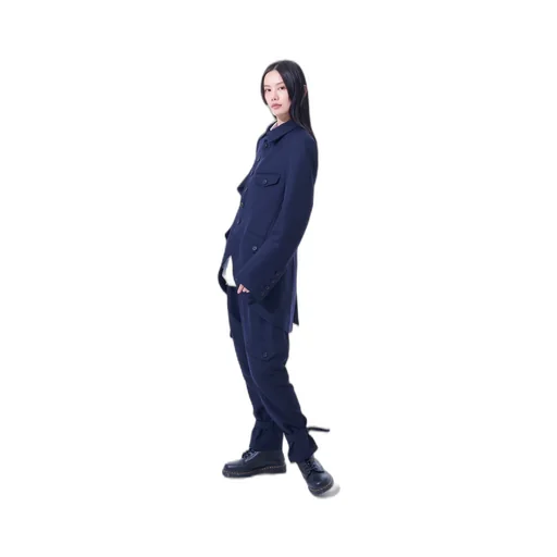 Wool Surge Semi-Double-Breasted Jacket