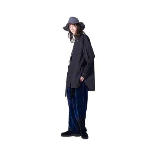 Tie-Dye Velvet Suspender Pants With Triangle Gusset