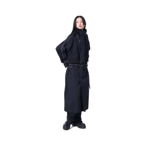 Pe/Cotton Twill Trench Coat Sukajan