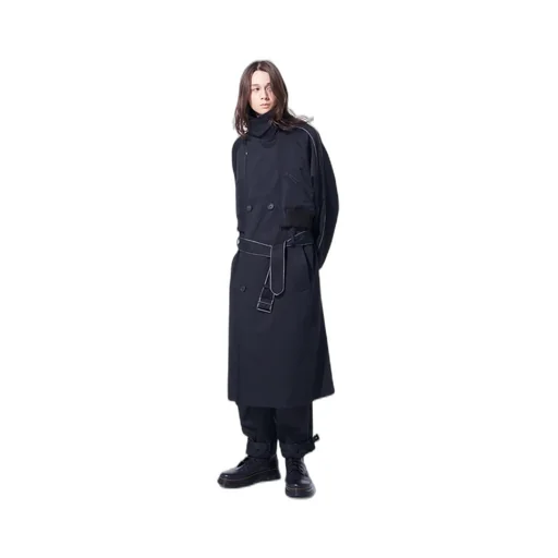 Pe/Cotton Twill Trench Coat Sukajan