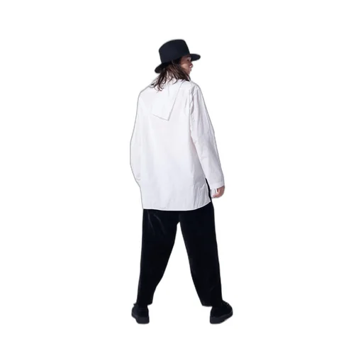 Velveteen 1-Tuck Tapered Pants