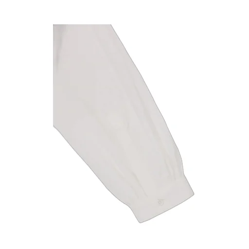 Cotton/Linen Washer Typewriter Big-Collared Shirt