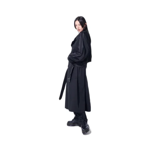 Pe/Cotton Twill Trench Coat Sukajan