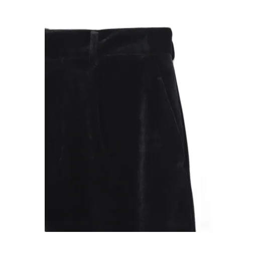 Velveteen 1-Tuck Tapered Pants