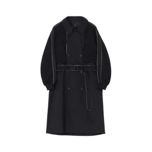 Pe/Cotton Twill Trench Coat Sukajan