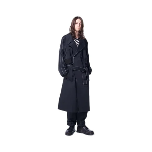 Pe/Cotton Twill Trench Coat Sukajan